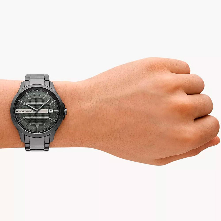 Часы Armani Exchange Hampton AX2455 — кварцевые, сталь металл