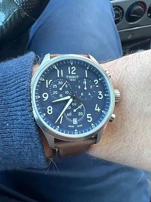 Фото покупателя: Швейцарские наручные часы Tissot Chrono XL Vintage T116.617.16.042.00 с хронографом