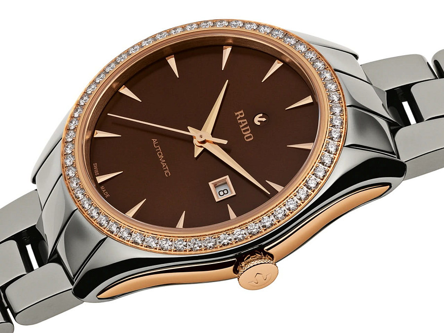 Часы Rado Hyperchrome Automatic Diamonds R32523702 — сталь металл керамика, Швейцария