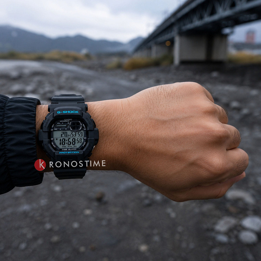 Часы Casio G-Shock GD-350-1C — кварцевые, пластик