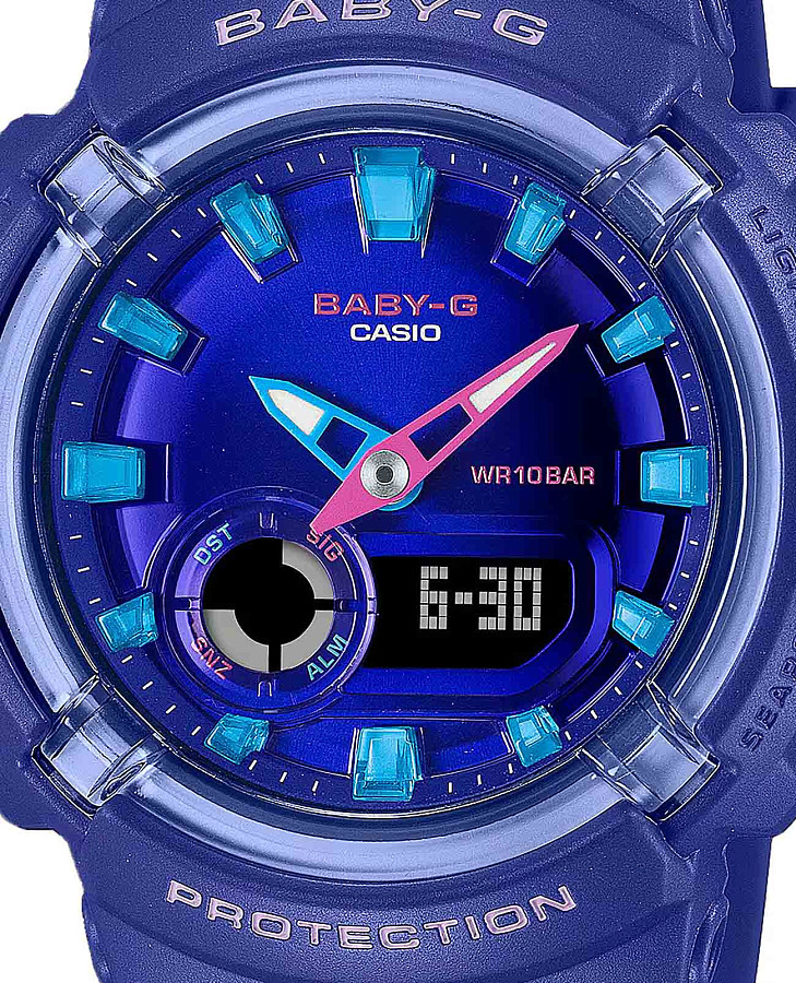 Часы Casio Baby-G BGA-280DN-2ADR (BGA-280DN-2A) — кварцевые, пластик