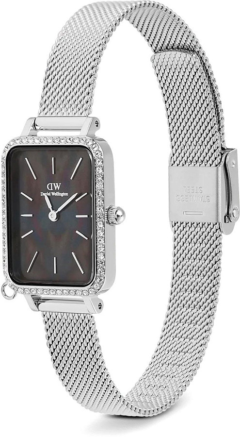 Часы Daniel Wellington Quadro Crystal Zodiac Sterling DW00100747 — сталь металл, Швеция