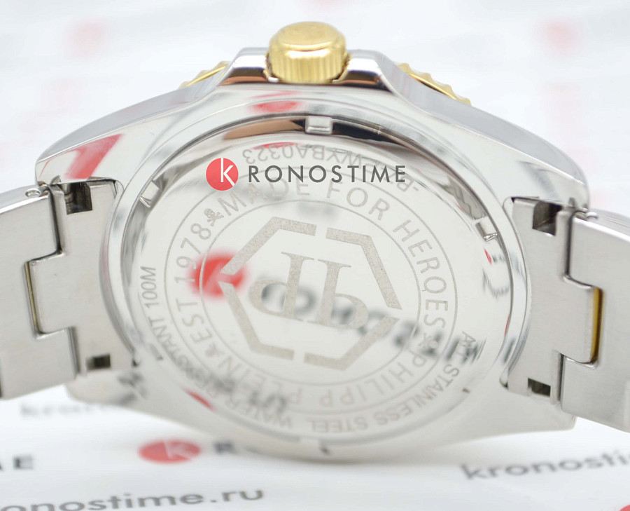 Часы Philipp Plein GMT-I Challenger PWYBA0323 — мужские, нержавеющая сталь с ip-покрытием