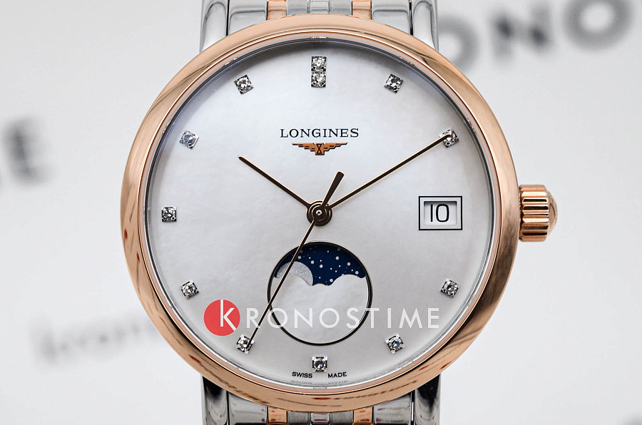 Часы Longines Elegant Collection Moonphase L4.330.5.87.7 — артикул L43305877