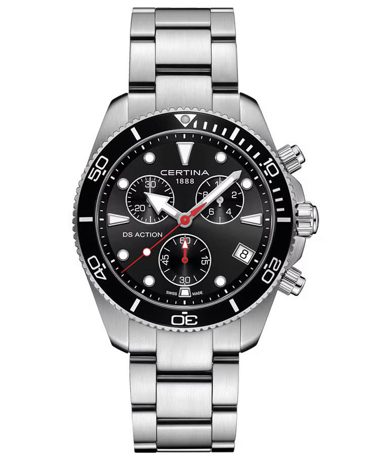 Часы Certina DS Action Chrono C048.417.11.051.00 — мужские, черный