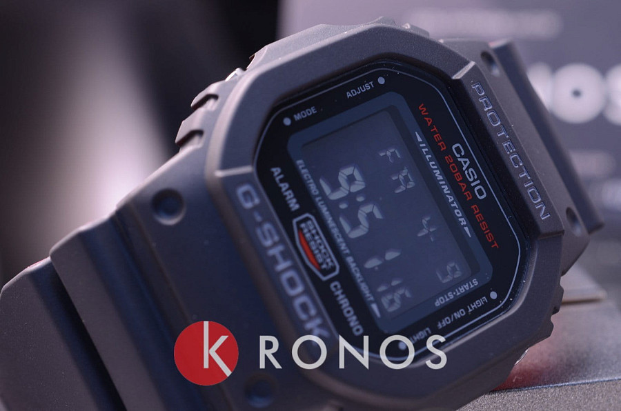 Часы Casio G-Shock DW-5600HRGRZ-1 — электронные, пластик