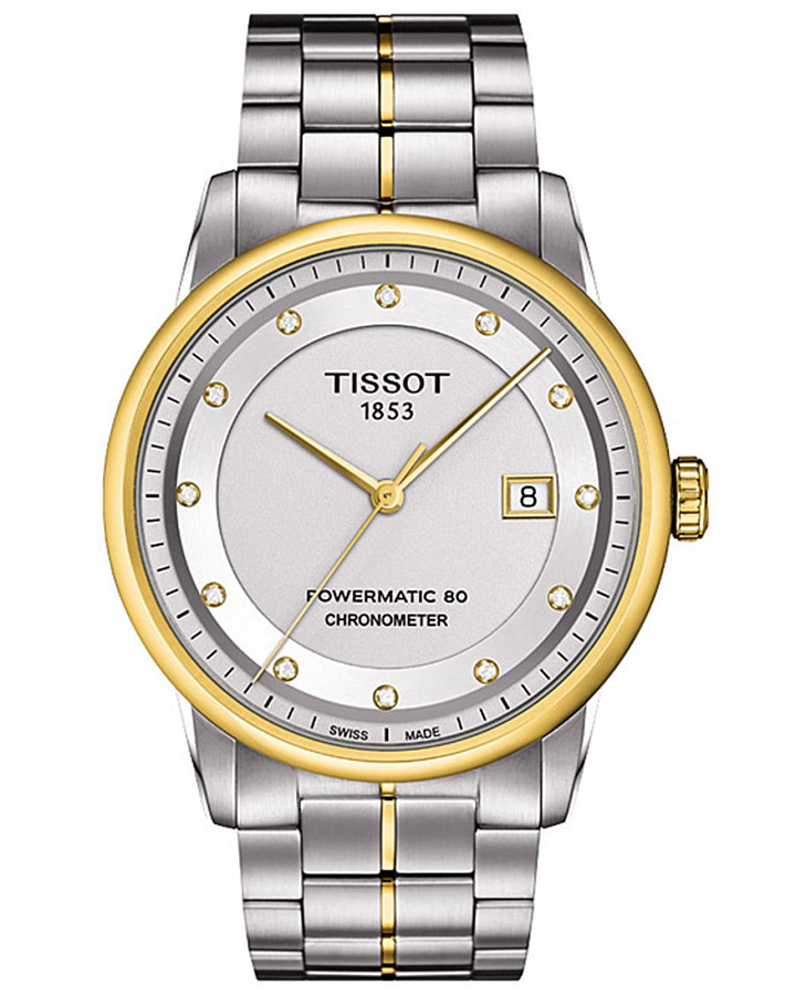 Часы Tissot Luxury Powermatic 80 Lady T086.408.22.036.00 — женские, серебристый