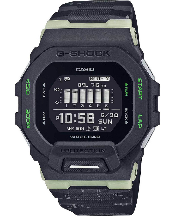 Часы Casio G-Shock GBD-200LM-1DR (GBD-200LM-1) — мужские, черный