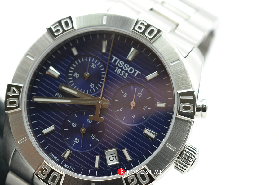 Часы Tissot PR 100 Sport Gent Chronograph T101.617.11.041.00 — синий, кварцевые