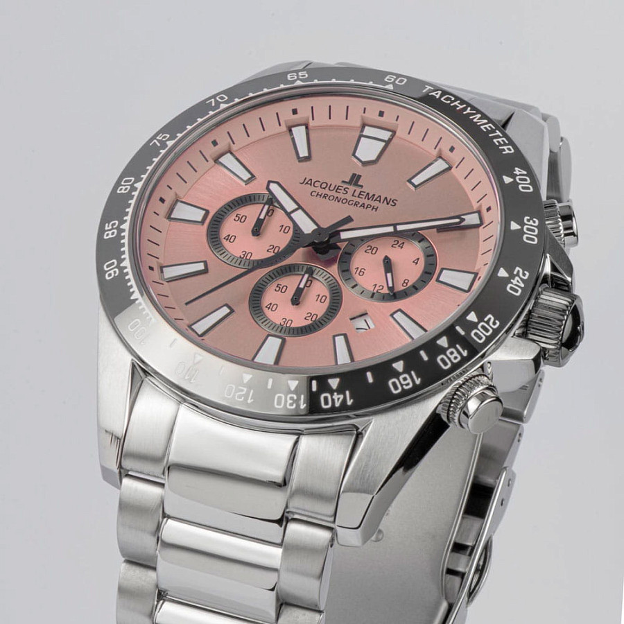 Часы Jacques Lemans Liverpool 1-2140L — кварцевые, сталь металл