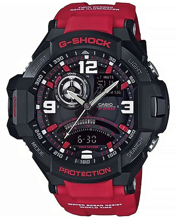 Часы Casio G-Shock GA-1000-4BDR (GA-1000-4B) — мужские, черный