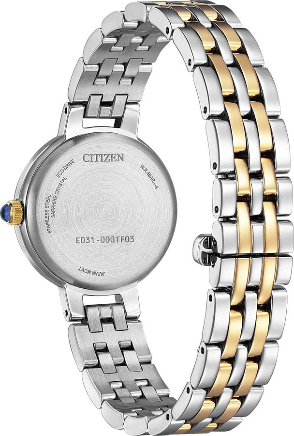 Часы Citizen Eco-Drive EM0996-84Y — женские, нержавеющая сталь с pvd-покрытием