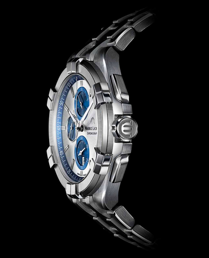 Часы Maurice Lacroix Aikon Chronograph AI1018-SS002-131-1 — нержавеющая сталь, мужские