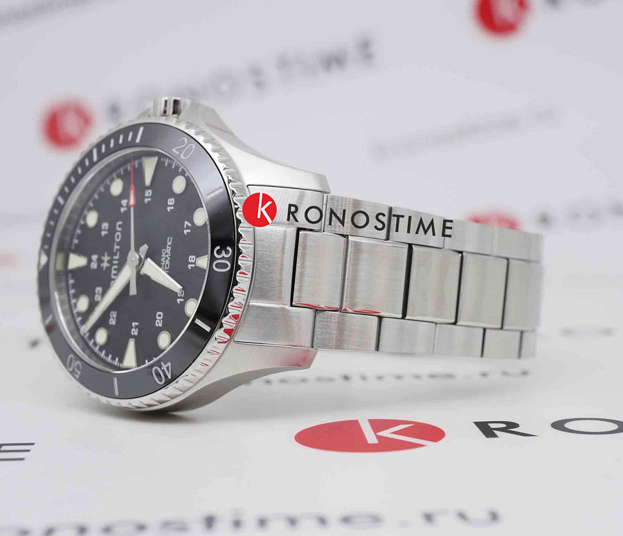 Часы Hamilton Khaki Navy Scuba Automatic H82515130 — сталь металл, Швейцария