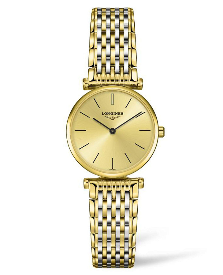 Часы Longines La Grande Classique L4.209.2.32.7 — женские, золотистый
