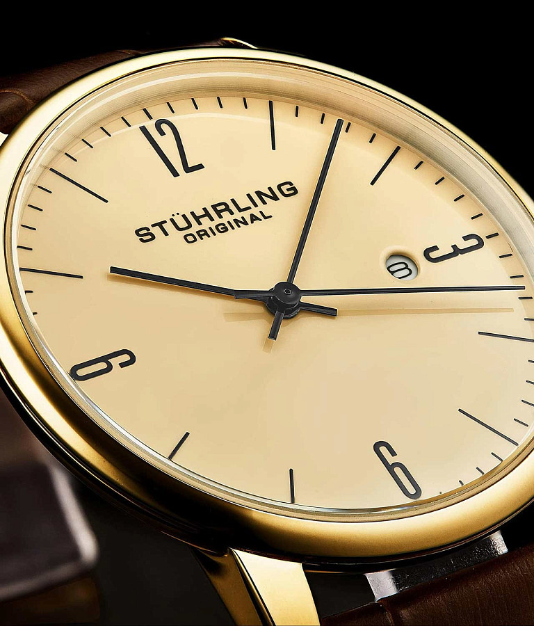 Часы Stuhrling Symphony 3997A.8 — кожаный, мужские