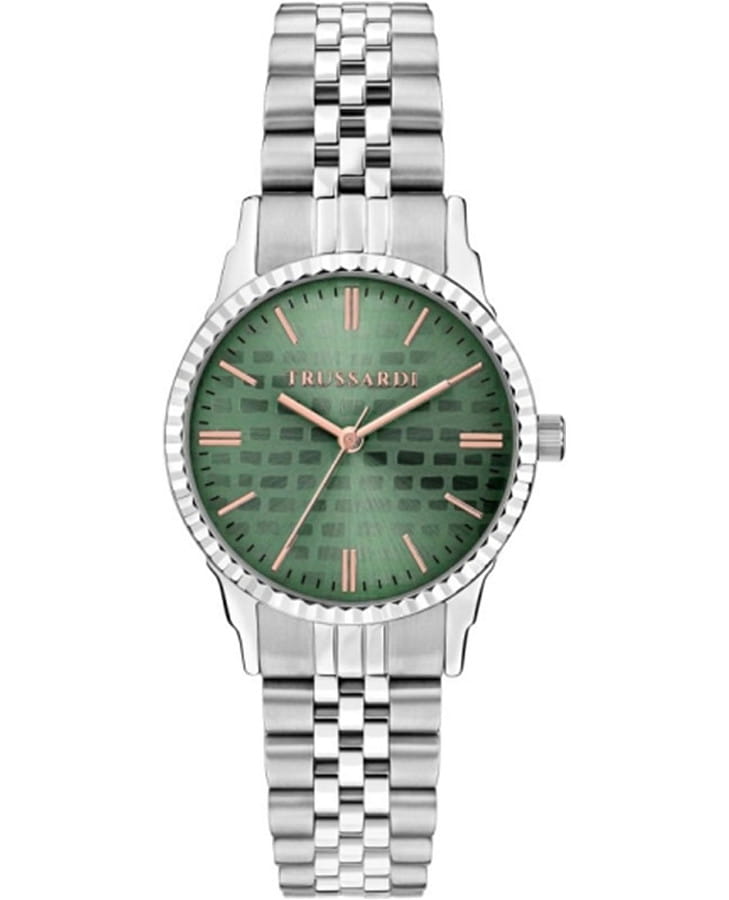 Часы Trussardi T-Bent R2453144513 — женские, зеленый