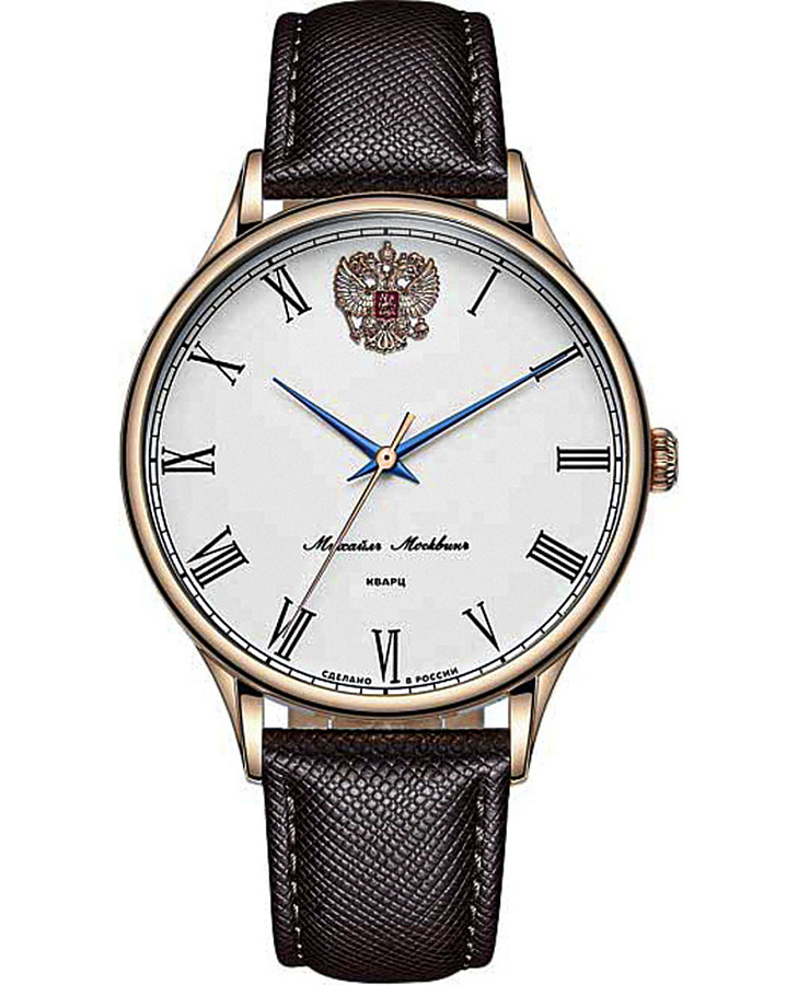 Часы Михаил Москвин Classic 1310B3L8 — мужские, белый