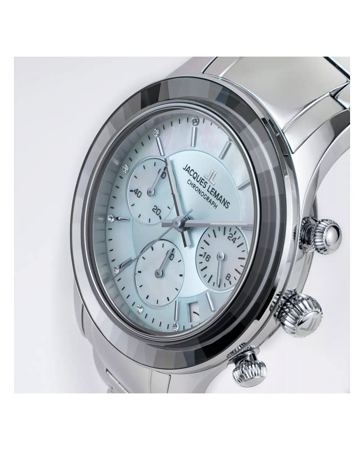 Часы Jacques Lemans Venice 1-2151K — нержавеющая сталь, женские