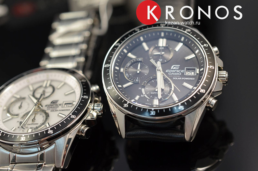 Часы Casio Edifice EFS-S510L-1A — металл сталь, кожаный
