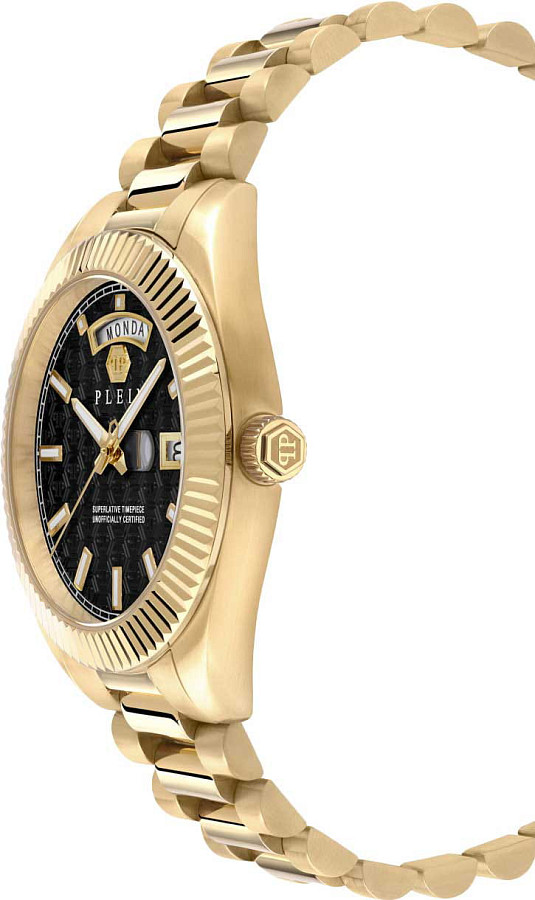 Часы Philipp Plein Date Superlative Gent PWPNA0424 — кварцевые, металл сталь