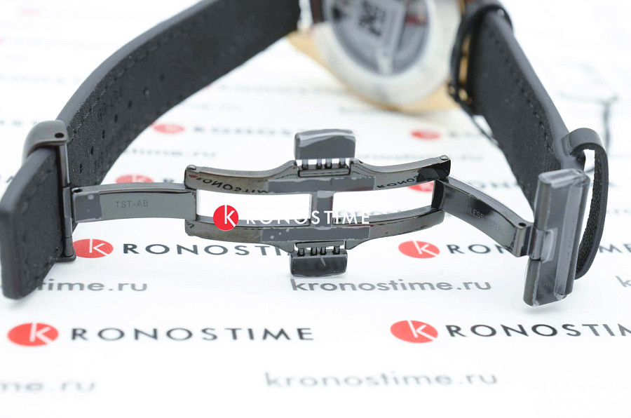 Часы Tissot PRS 516 Powermatic 80 T100.430.36.051.01 — мужские, кожаный