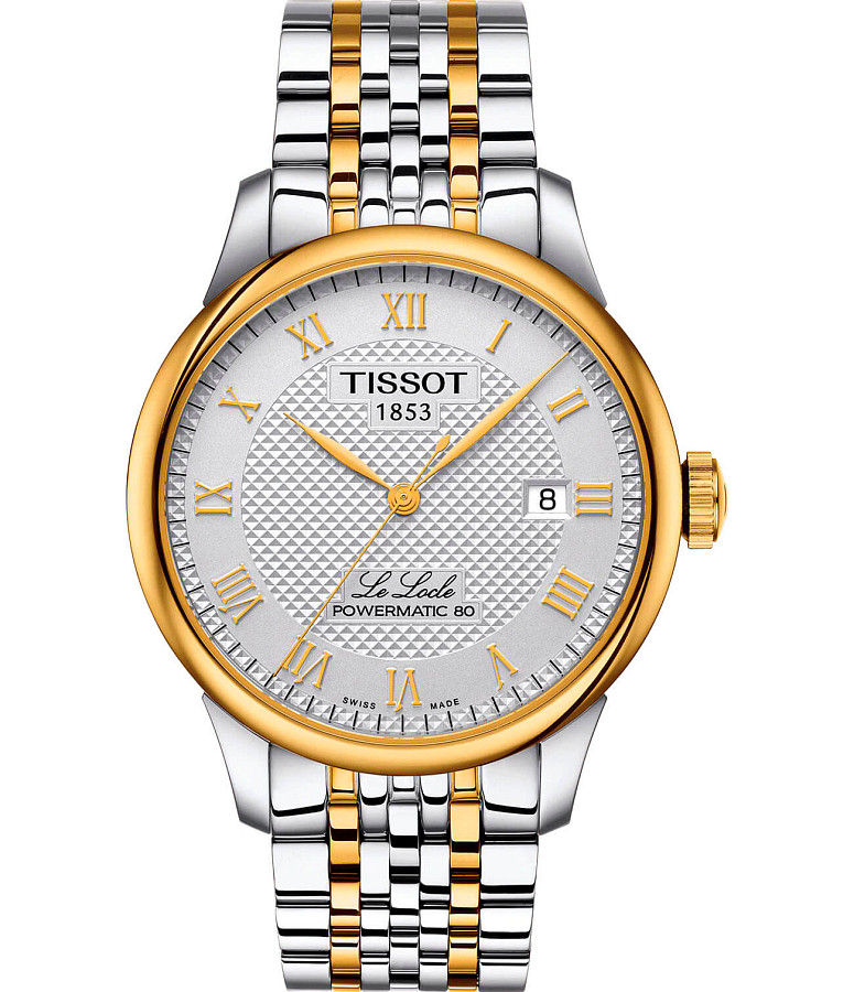 Часы Tissot Le Locle Powermatic 80 T006.407.22.033.01 — мужские, серебристый