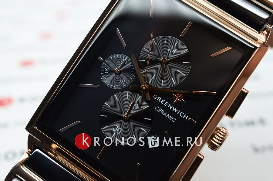 Часы Greenwich GW 533.40.31 — кварцевые, сталь металл