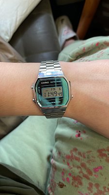 Фото покупателя: Японские наручные часы Casio Collection A-168WEM-2
