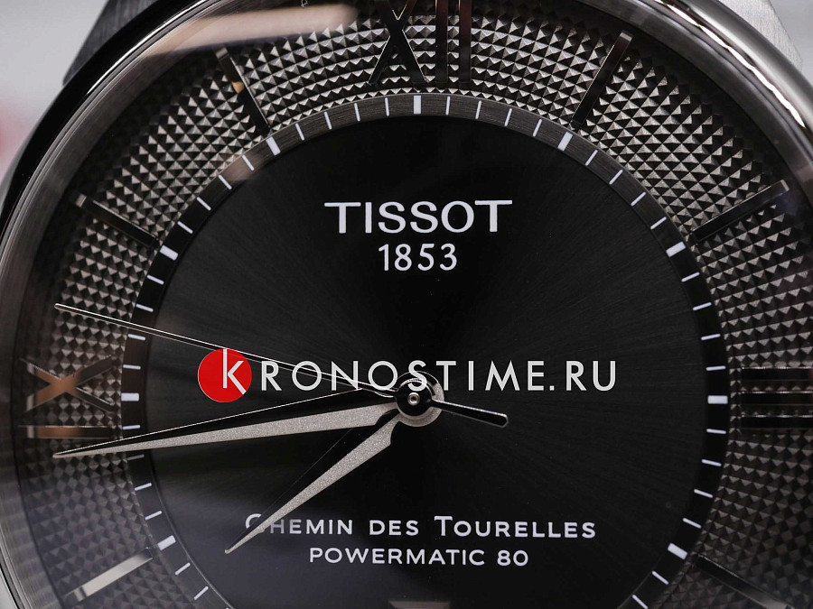 Часы Tissot Chemin des Tourelles Powermatic 80 42 mm T139.407.11.068.00 — мужские, нержавеющая сталь