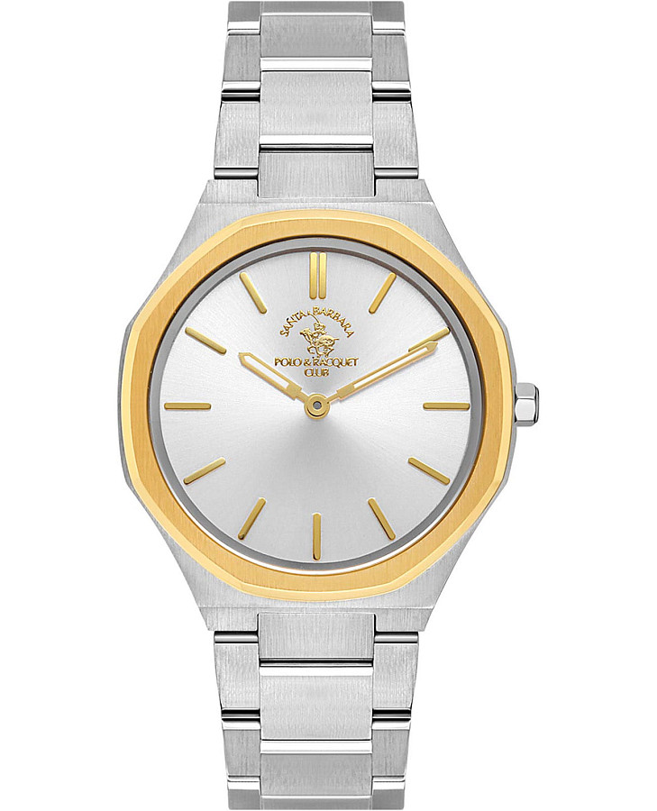 Часы Santa Barbara Polo & Racquet Club Noble SB.1.10496-5 — женские, серебристый