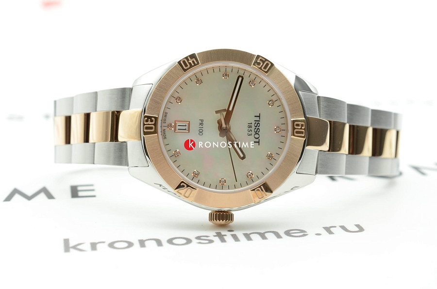 Часы Tissot PR 100 Sport Chic T101.910.22.116.00 — серебристый, кварцевые
