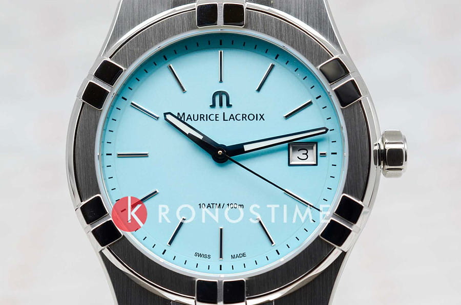 Часы Maurice Lacroix Aikon Quartz Colours Edition AI1108-SS002-431-1 — металл сталь, Швейцария