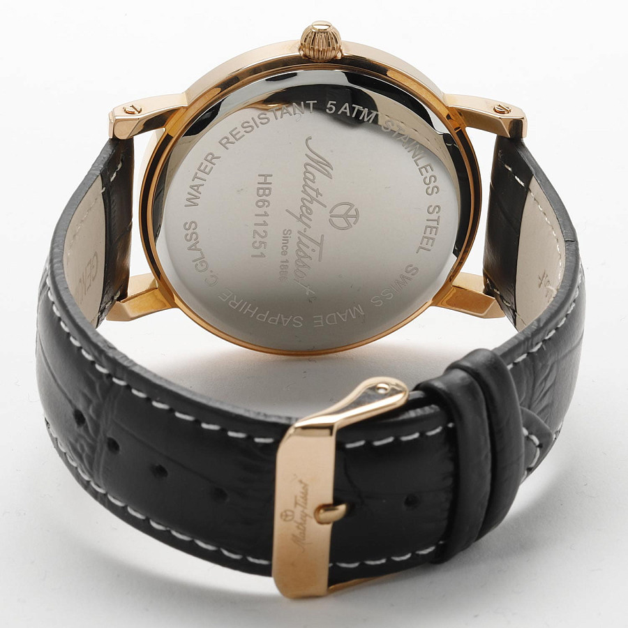 Часы Mathey-Tissot City Leather HB611251PN — кожаный, мужские