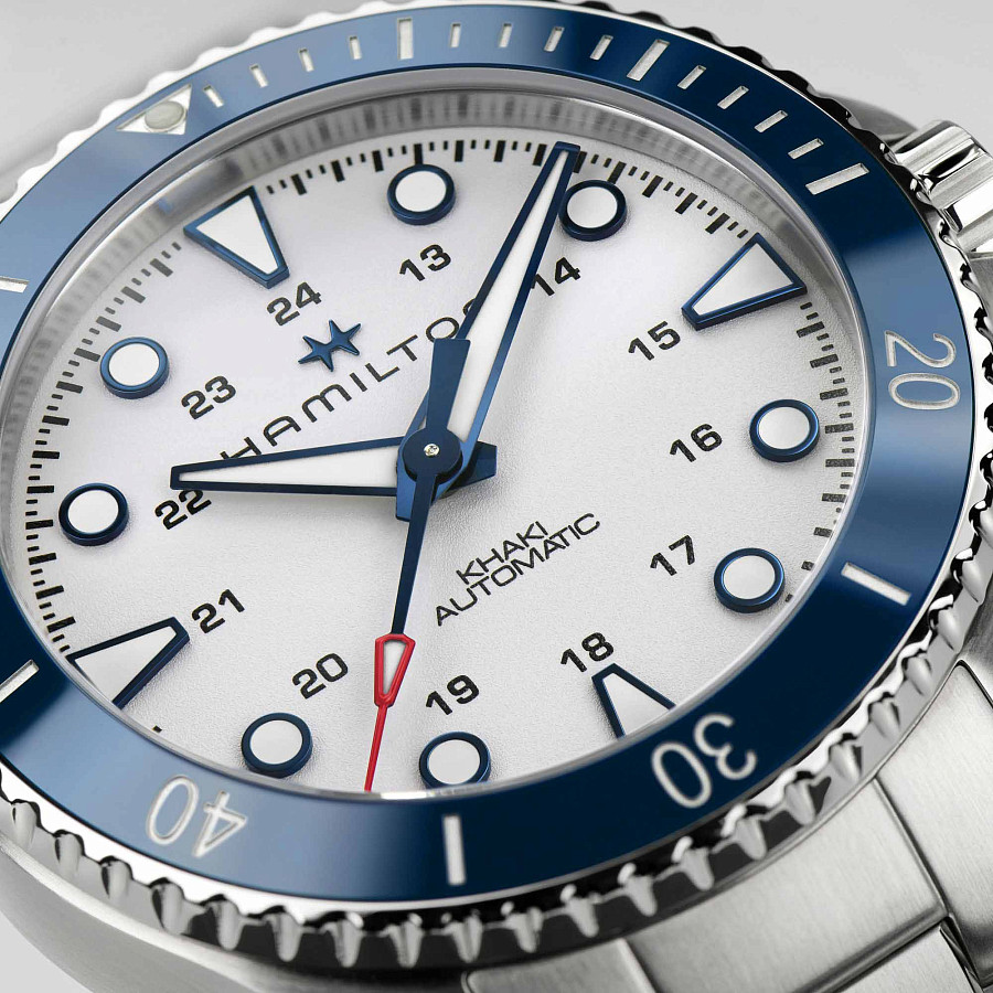 Часы Hamilton Khaki Navy Scuba Automatic H82505150 — сталь металл, Швейцария
