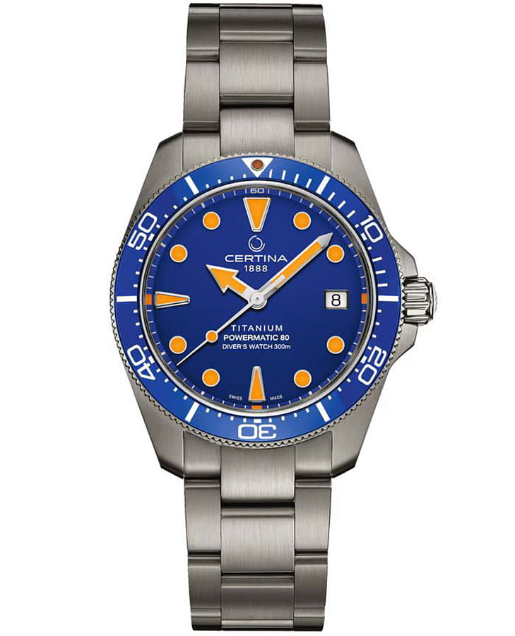 Часы Certina DS Action Diver C048.807.44.041.00 — мужские, синий