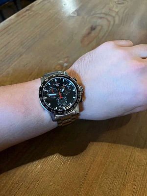 Фото покупателя: Швейцарские наручные часы Tissot SuperSport Chrono T125.617.11.051.00 с хронографом