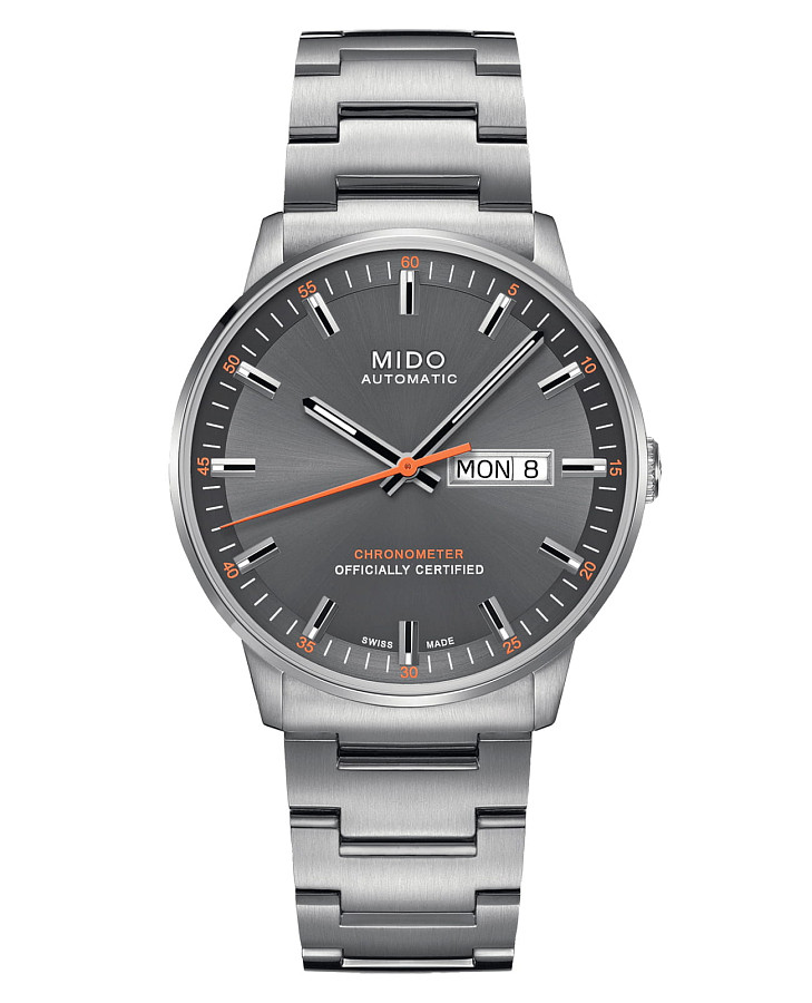 Часы Mido Commander Chronometer M021.431.11.061.01 — мужские, серый
