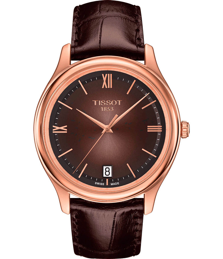 Часы Tissot Fascination 18K Gold T924.410.76.308.00 — мужские, серый