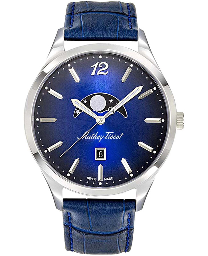 Часы Mathey-Tissot Urban H411LABU — мужские, синий