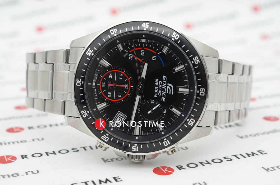 Часы Casio Edifice EFV-540D-1AVUDF (EFV-540D-1A) — мужские, нержавеющая сталь