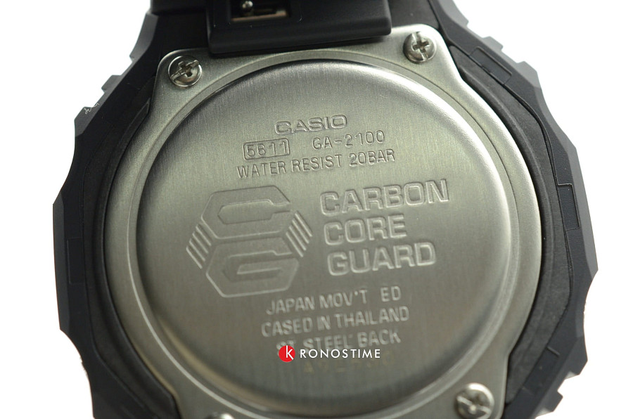 Часы Casio G-Shock GA-2100-1ADR (GA-2100-1A) — пластик, черный