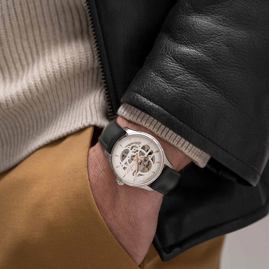 Часы Hamilton Jazzmaster Skeleton Auto H42535810 — артикул H42535810, мужские