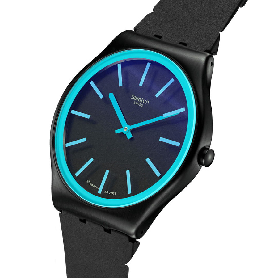 Часы Swatch Skin Irony 42 SS07B111 — кварцевые, металл сталь