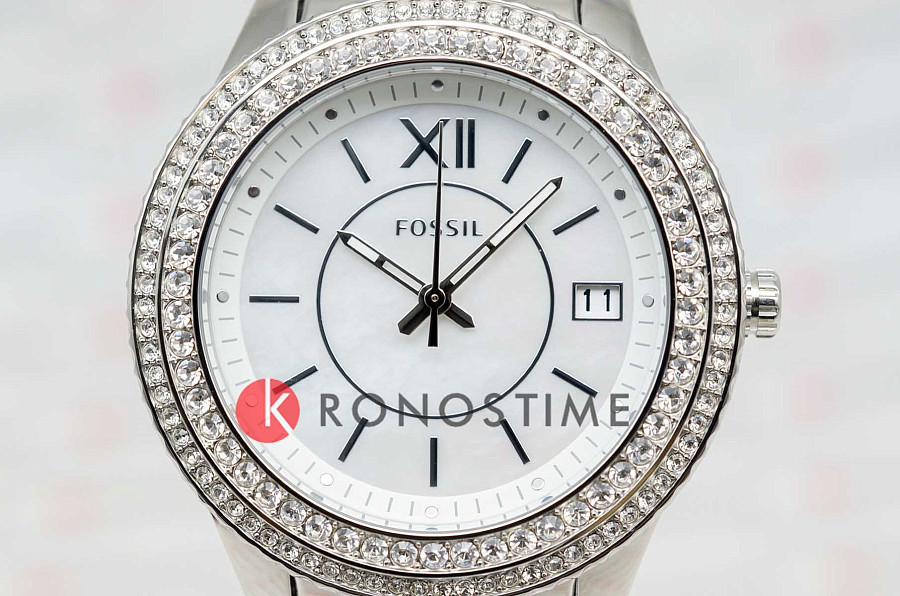 Часы Fossil Stella ES5130 — металл сталь, США