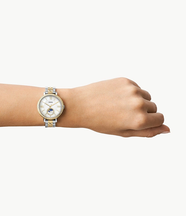 Часы Fossil Georgia ES5166 — белый, металл сталь