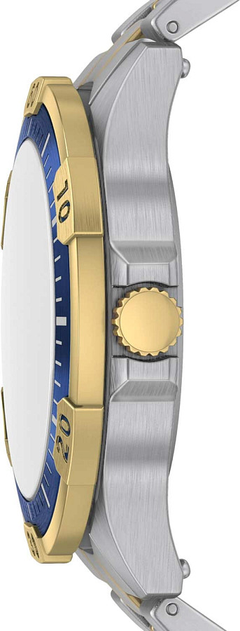 Часы Fossil Garrett FS6146 — синий, металл сталь