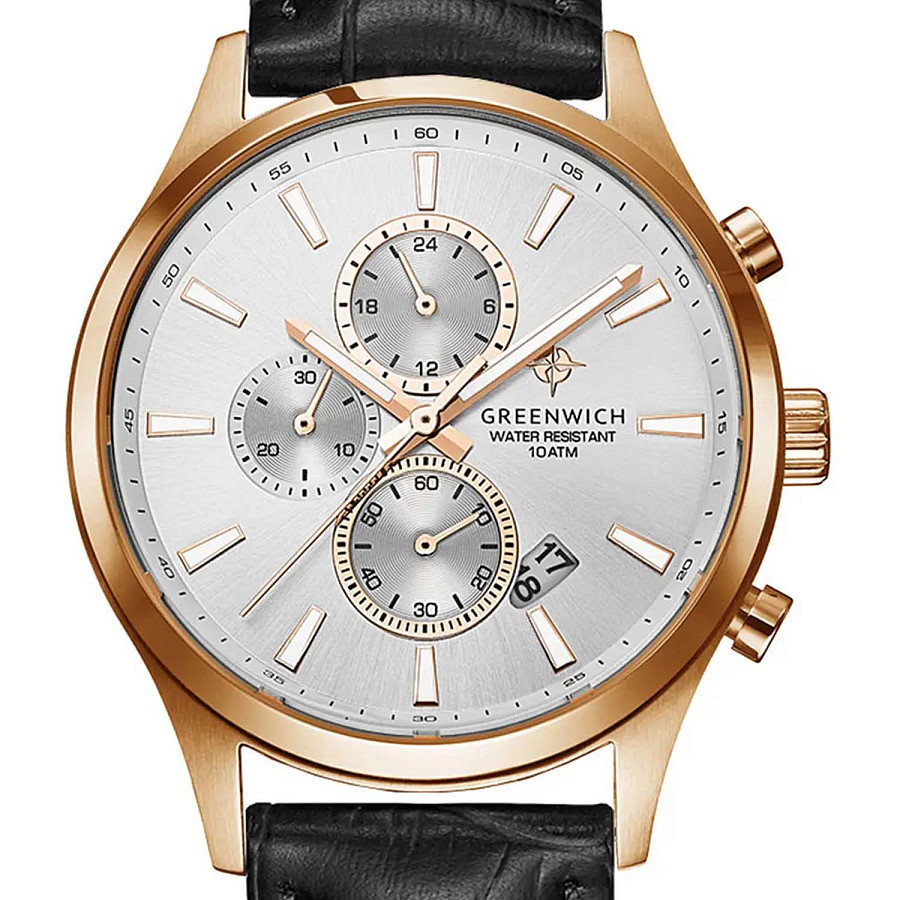 Часы Greenwich Navigator GW 053.41.33 — кварцевые, сталь