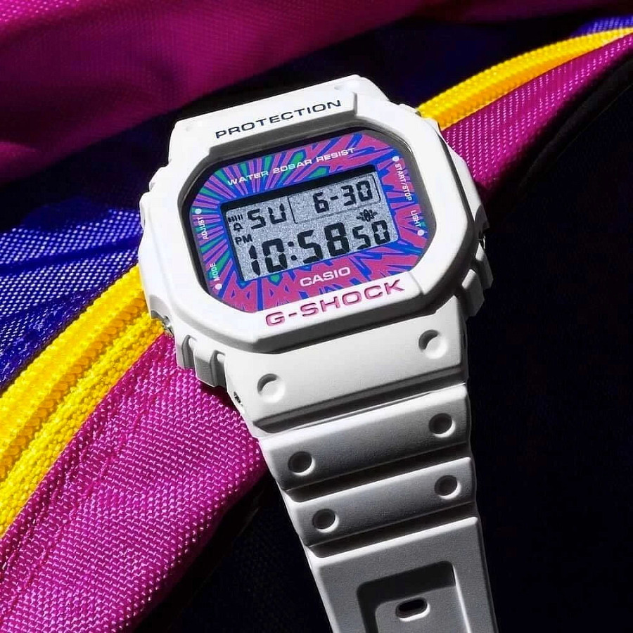 Часы Casio G-Shock DW-5600DN-7 — пластик, мужские