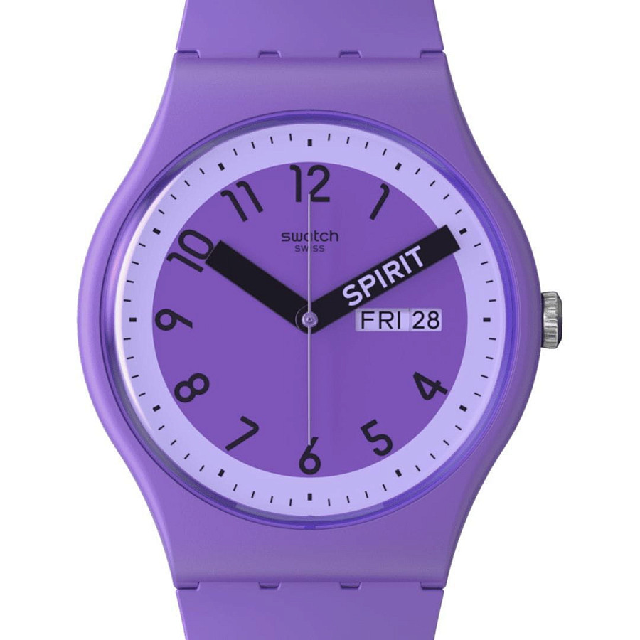 Часы Swatch New Gent Biosourced SO29V700 — кварцевые, пластик